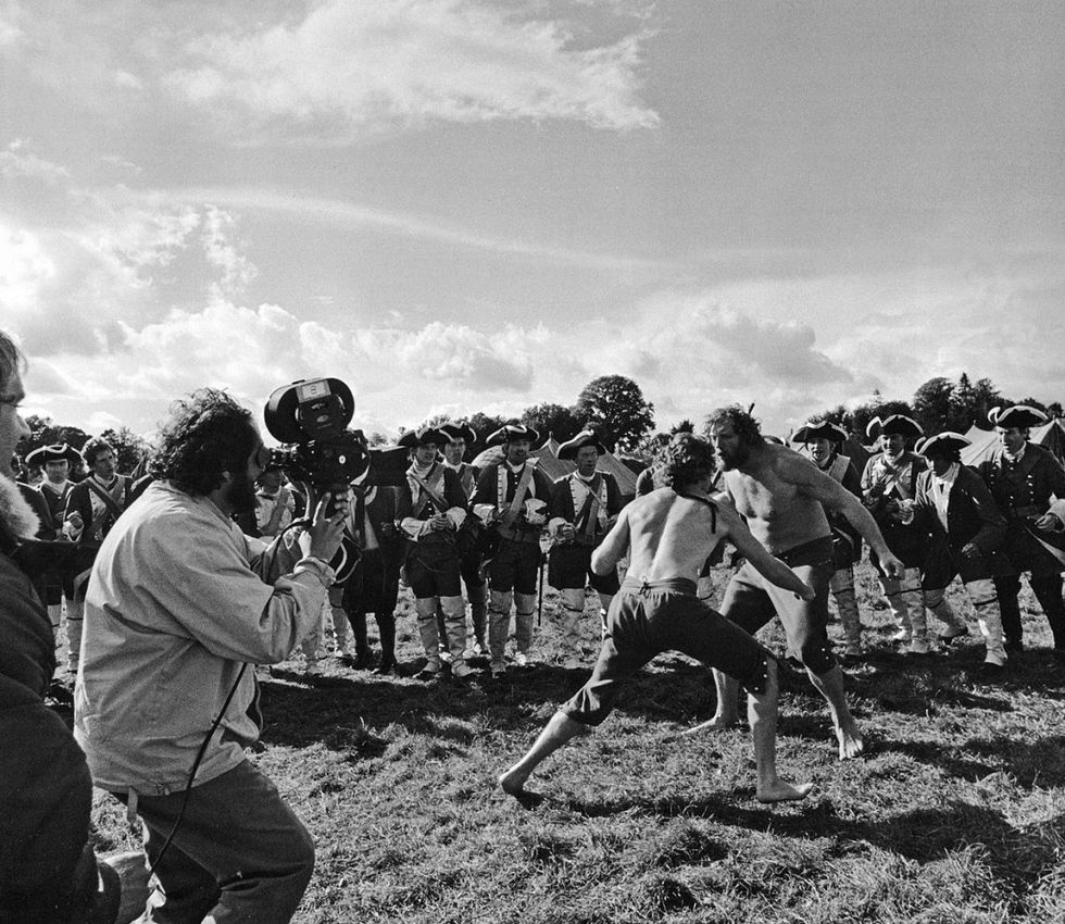 Kubrick lyndon shooting behind the scenes