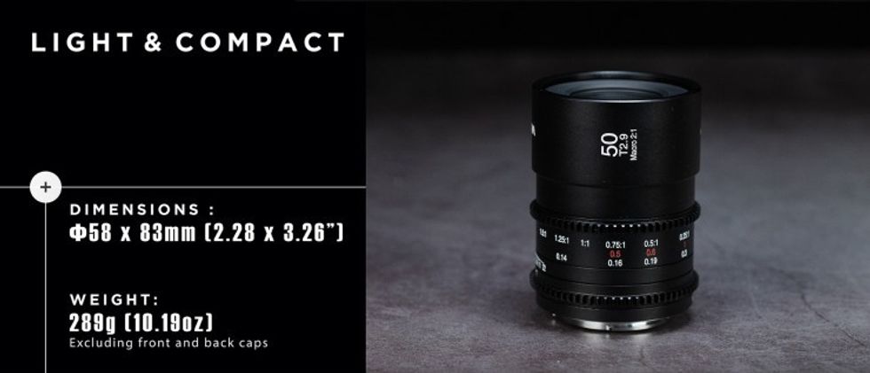 Laowa 50mm T2.9 Macro APO MFT Cine