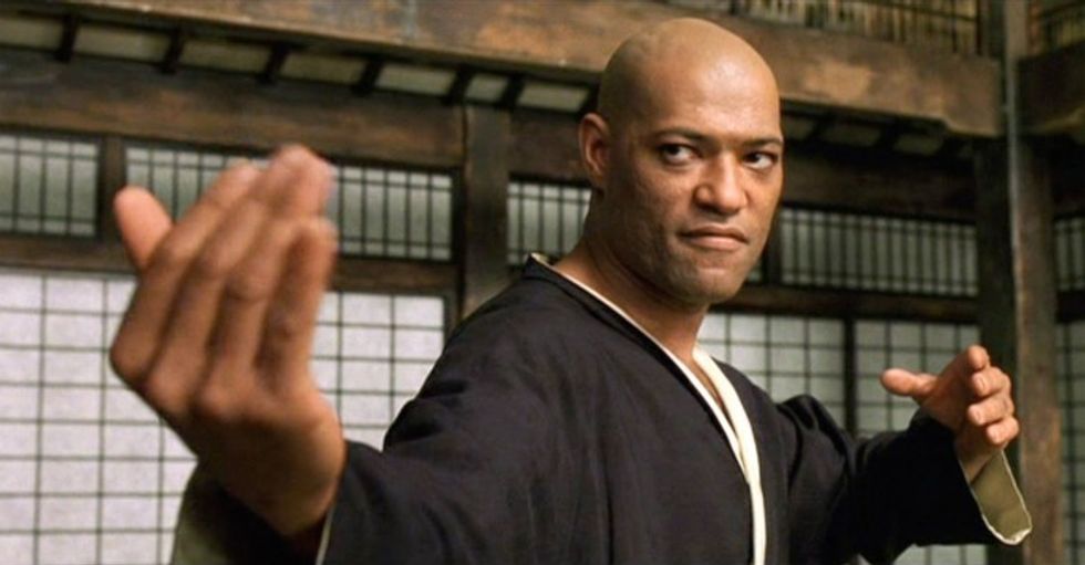 Laurence Fishburne as Morpheus in 'The Matrix'