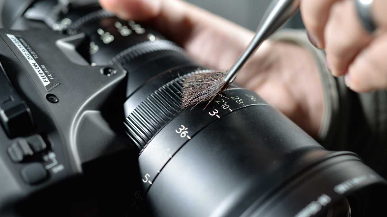 Lens cleaning