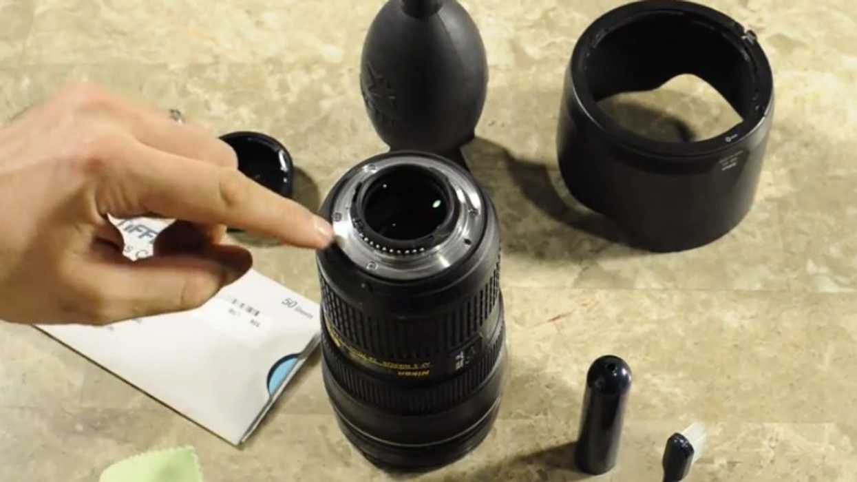 Lens-cleaning