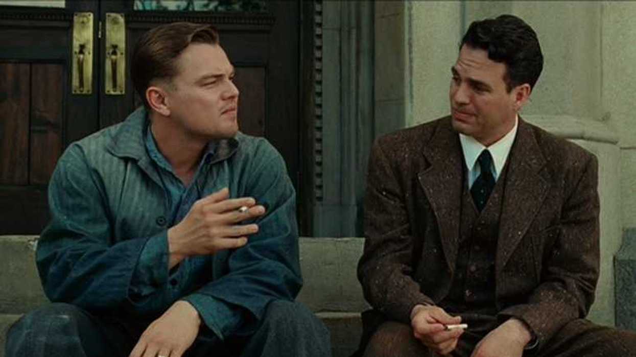 Leonardo DiCaprio and Mark Ruffalo in a still from Shutter Island (2010)