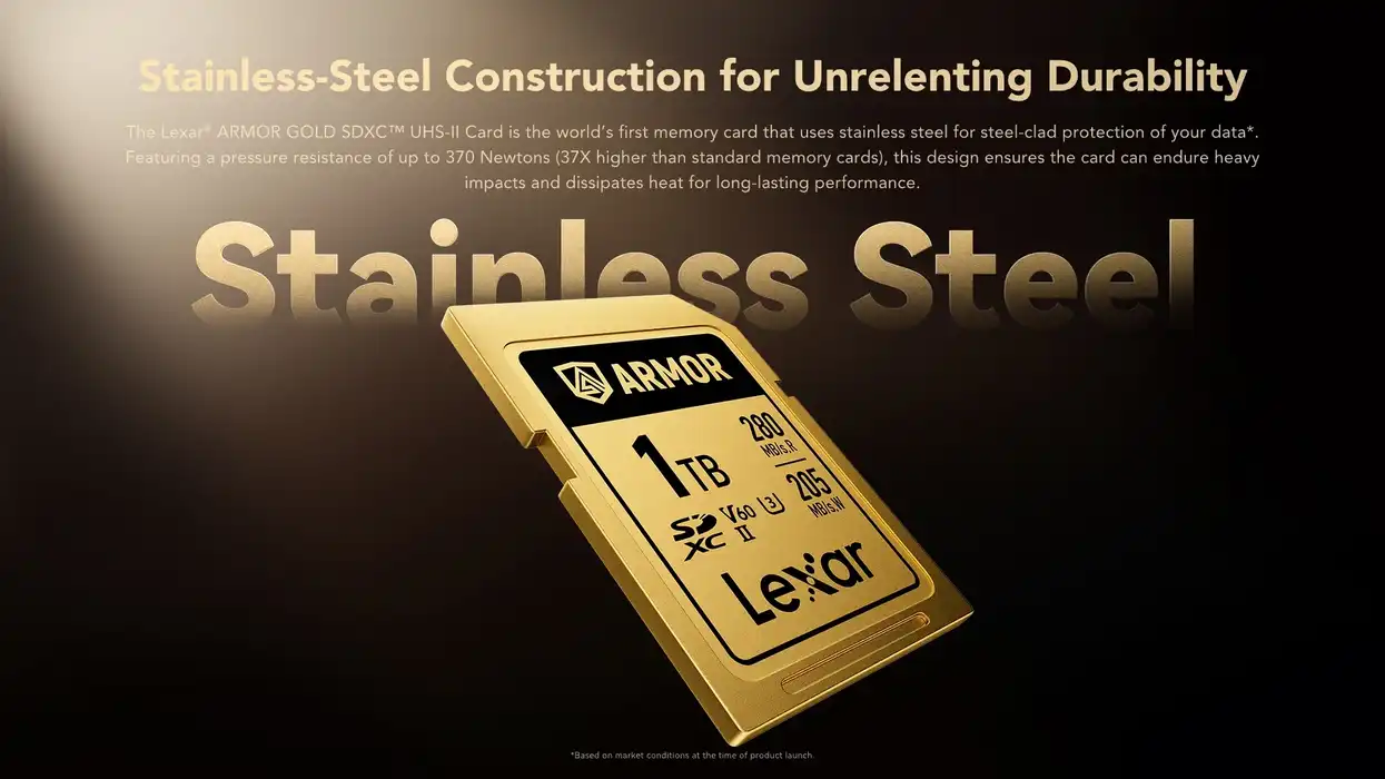 Lexar ARMOR GOLD and Silver UHS-II SDXC Memory Cards