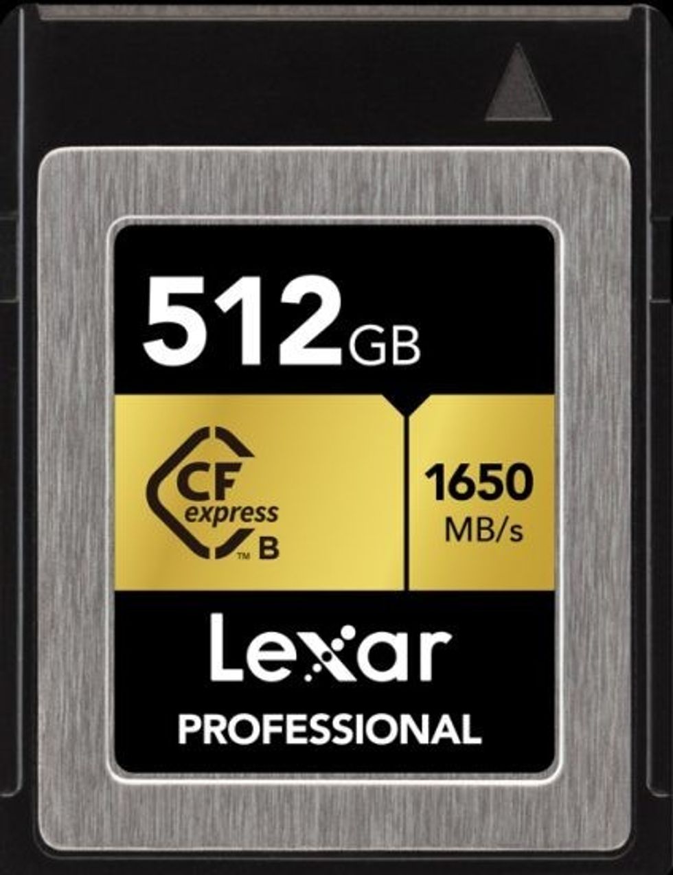Lexar's 512GB CF Express Card