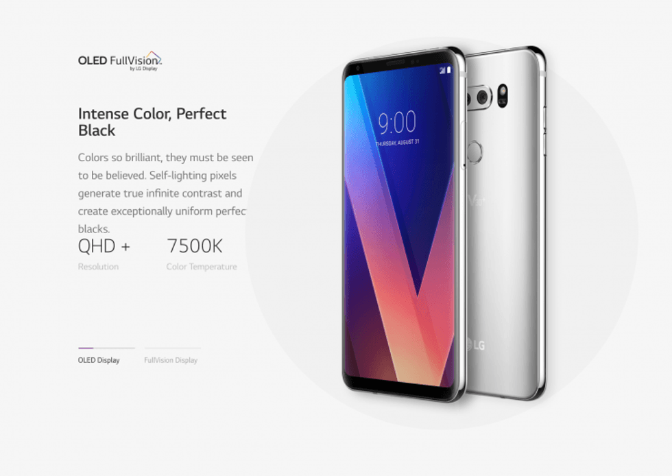 LG V30 Improved Display