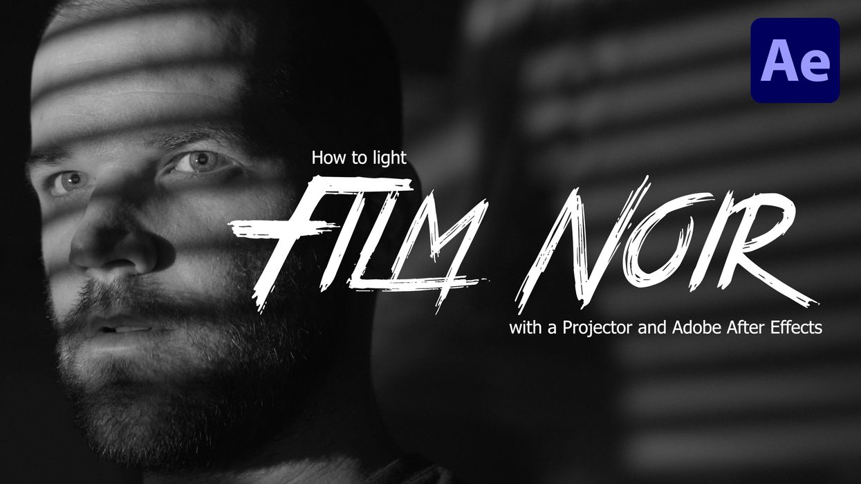 Light Film Noir Shots with a Projector and Adobe After Effects