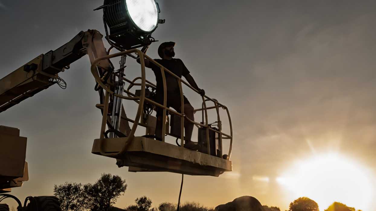 light on set