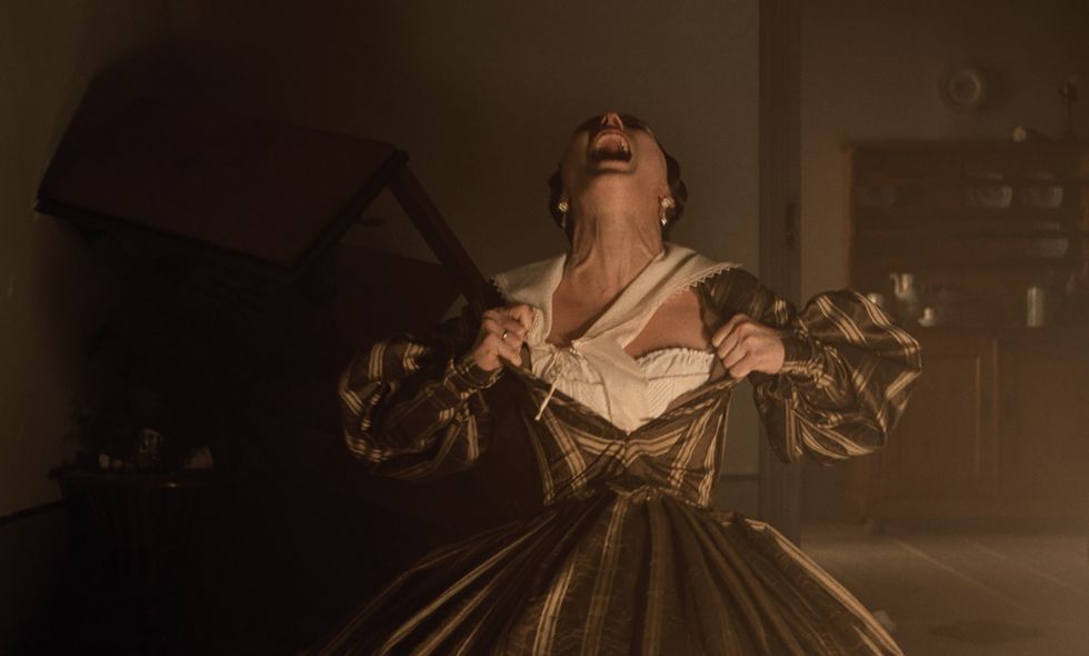 Lily-Rose Depp stars as Ellen Hutter in director Robert Eggers\u2019 Nosferatu, a Focus Features release.