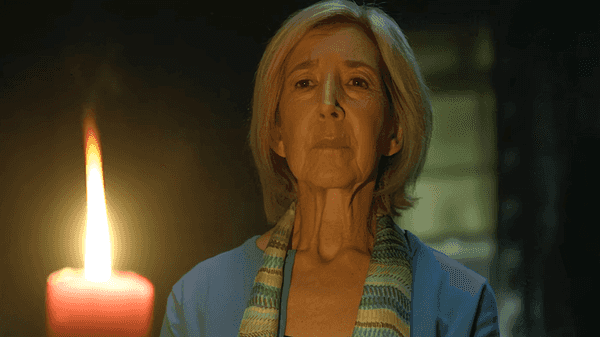 Lin Shaye as the psychic Elise Rainier in the horror film Insidious: Chapter 3