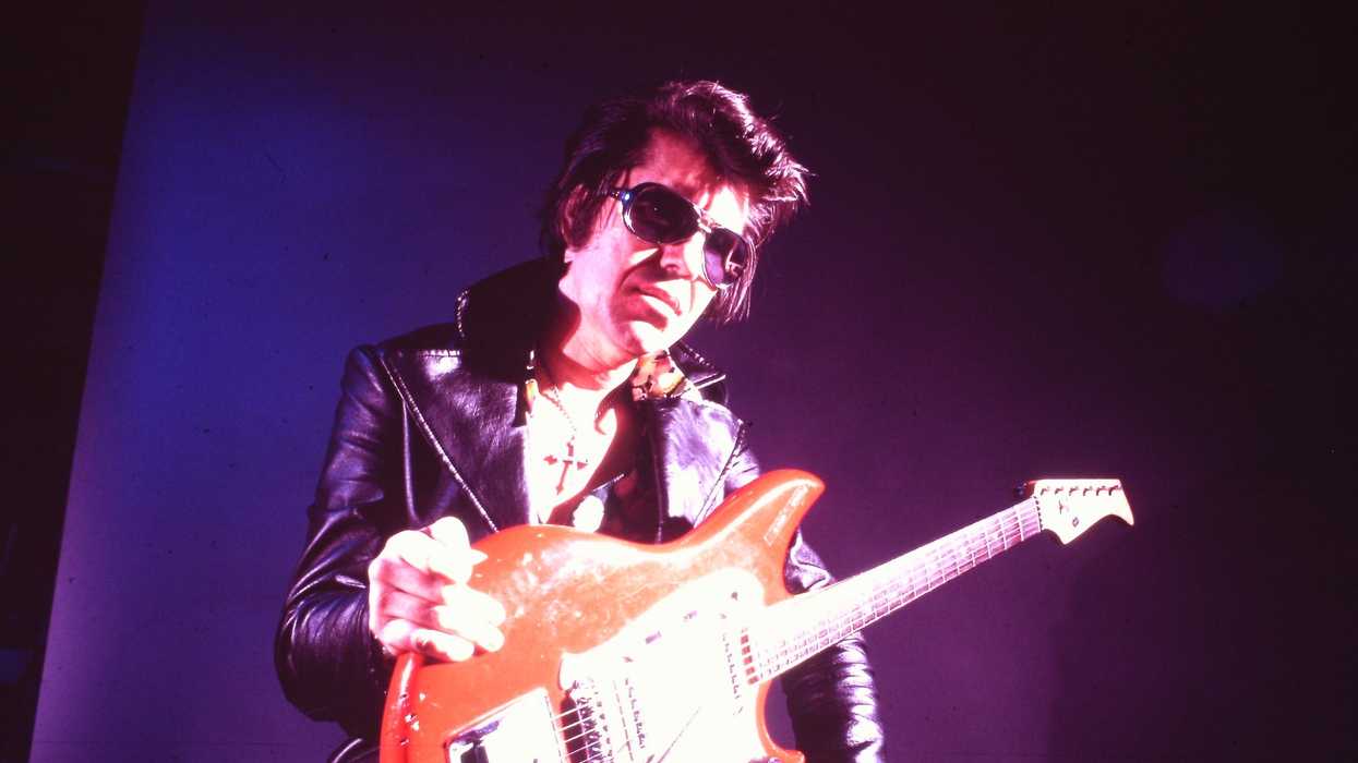 Link Wray, featured in the documentary RUMBLE