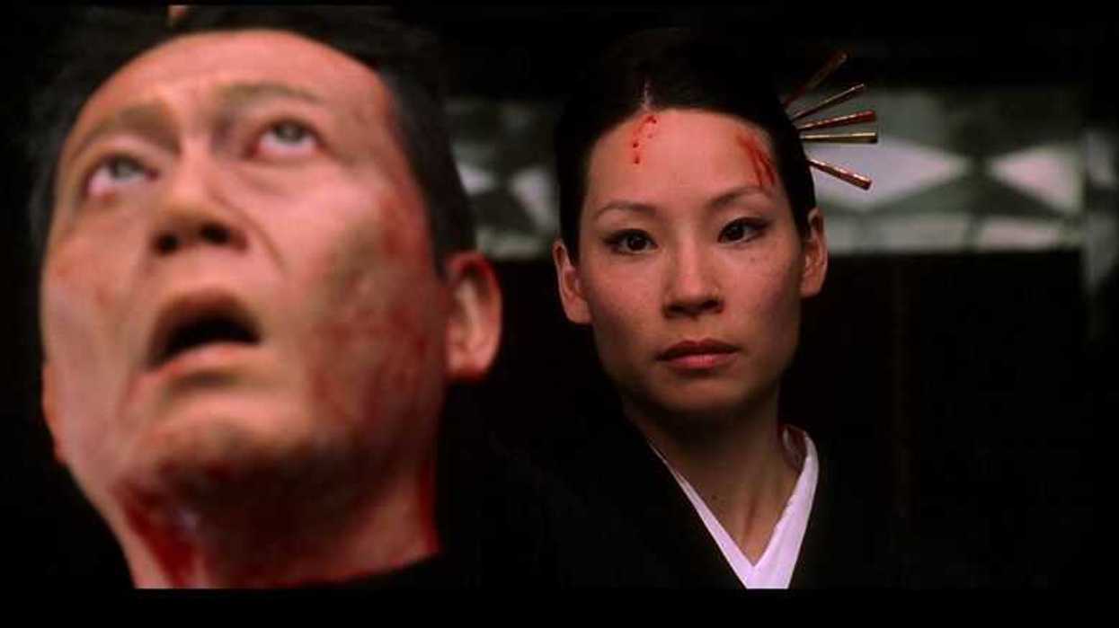 Lucy Liu in a still from Kill Bill (2003)
