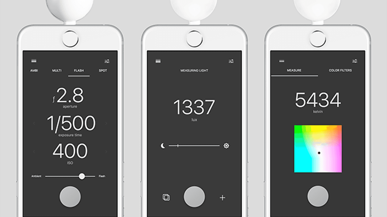 Lumu Power iPhone Light and Color Meter