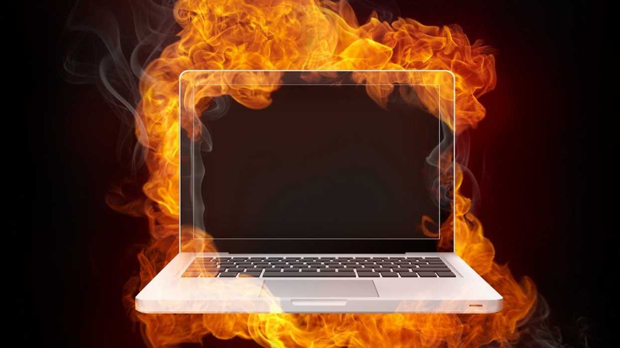Macbook-on-fire