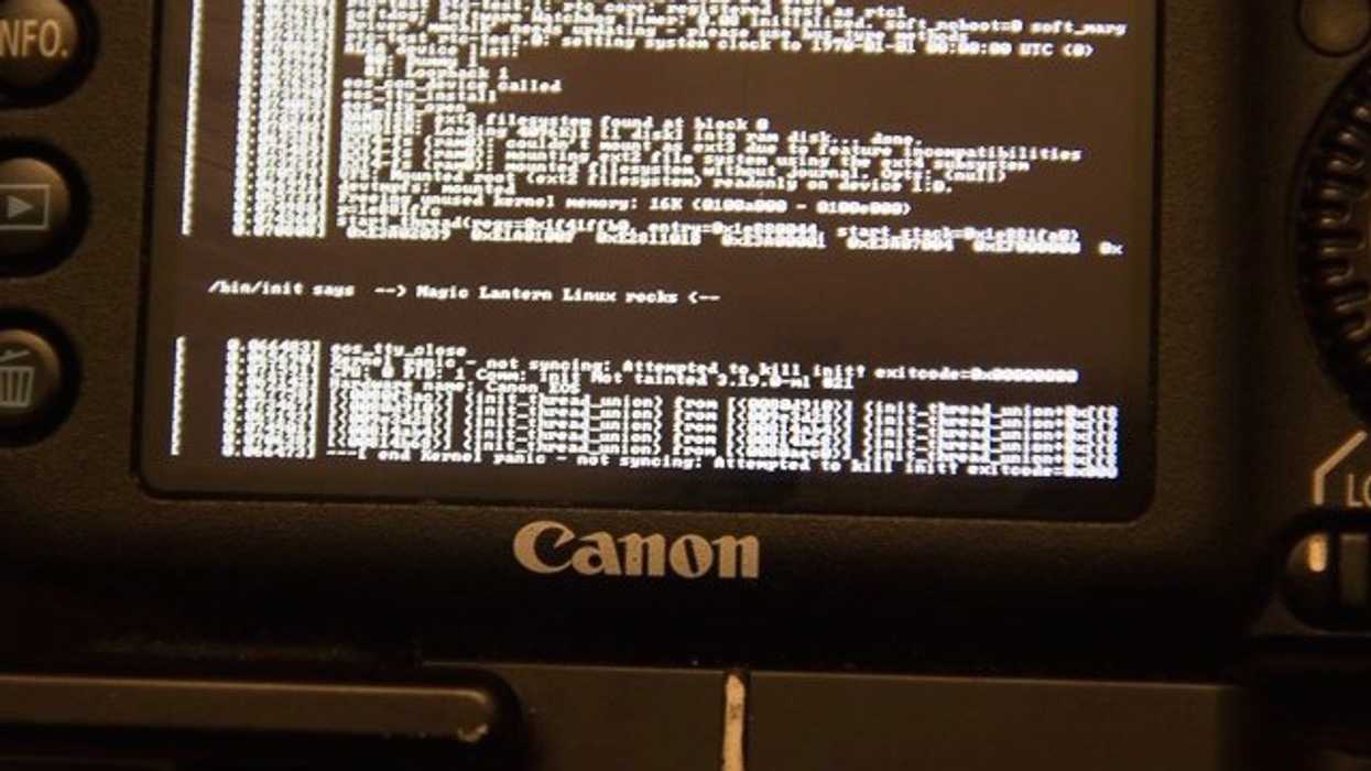 Magic Lantern Linux on Canon DSLR