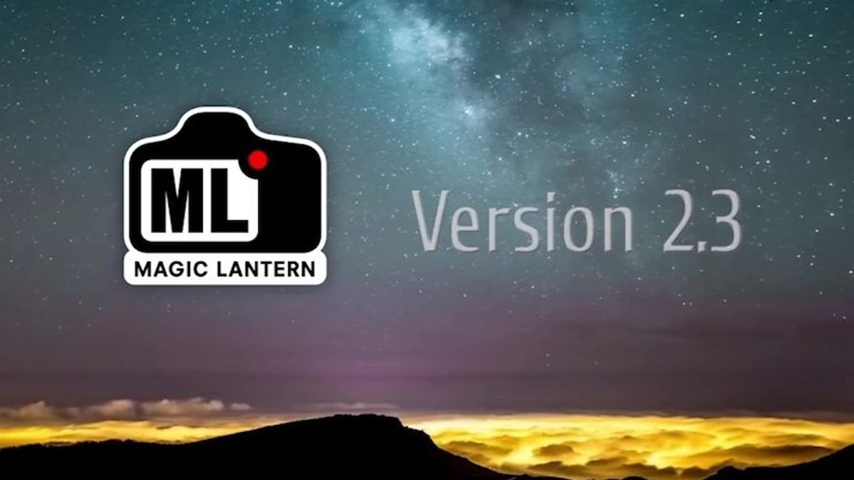 Significant Magic Lantern Update, Version 2.3 for Canon DSLRs, Now  Available to Download for Free