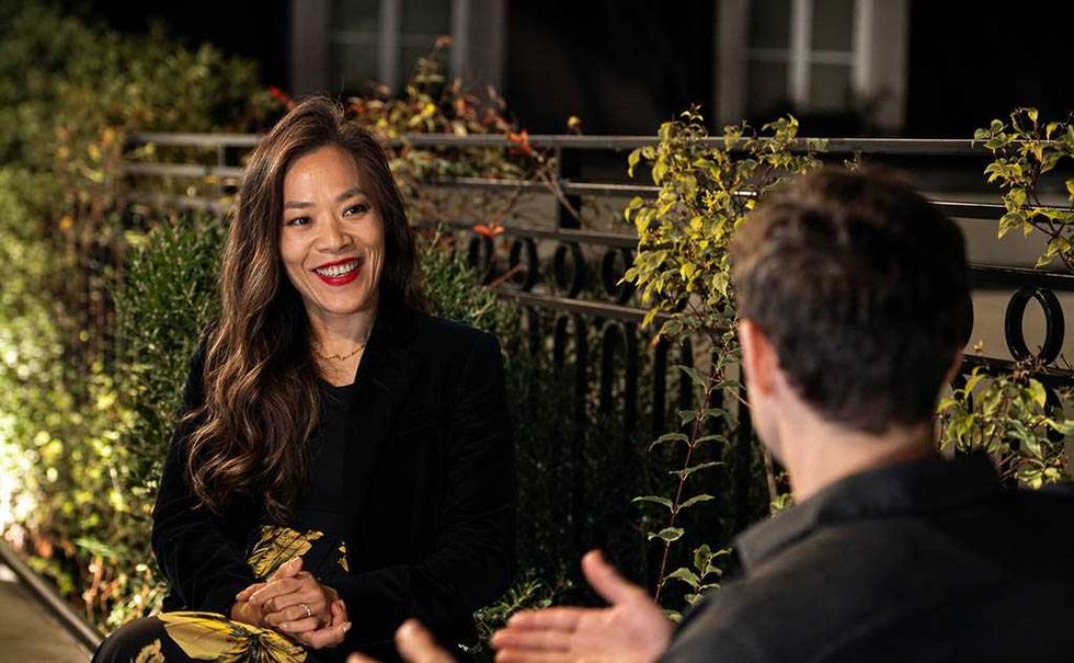 Marcus Mizelle interviews director Shih-Ching Tsou at the Deauville American Film Festival