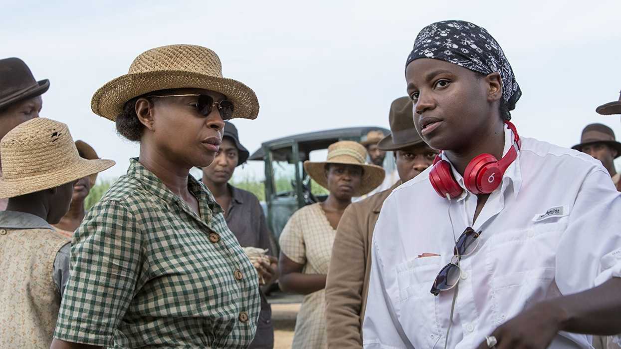 Mary J. Blige and Dee Rees on the set of 'Mudbound'