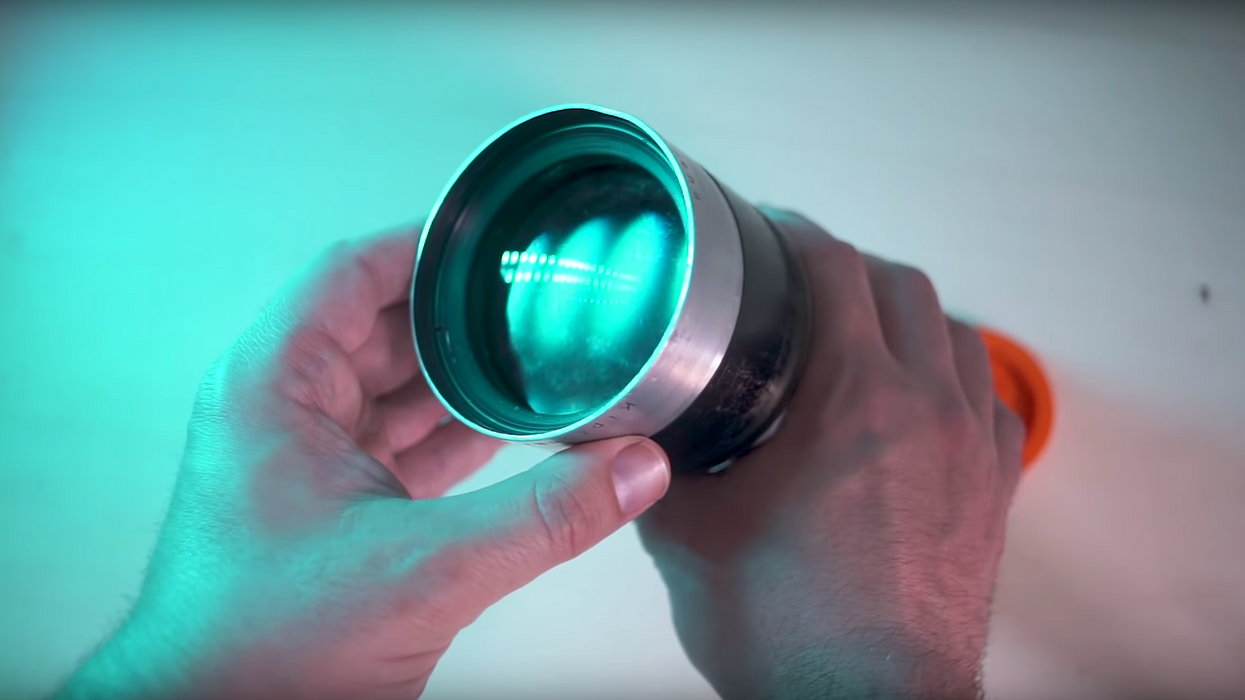 The Swirly Bokeh That Comes Out of This Old Projector Lens Is Bonkers