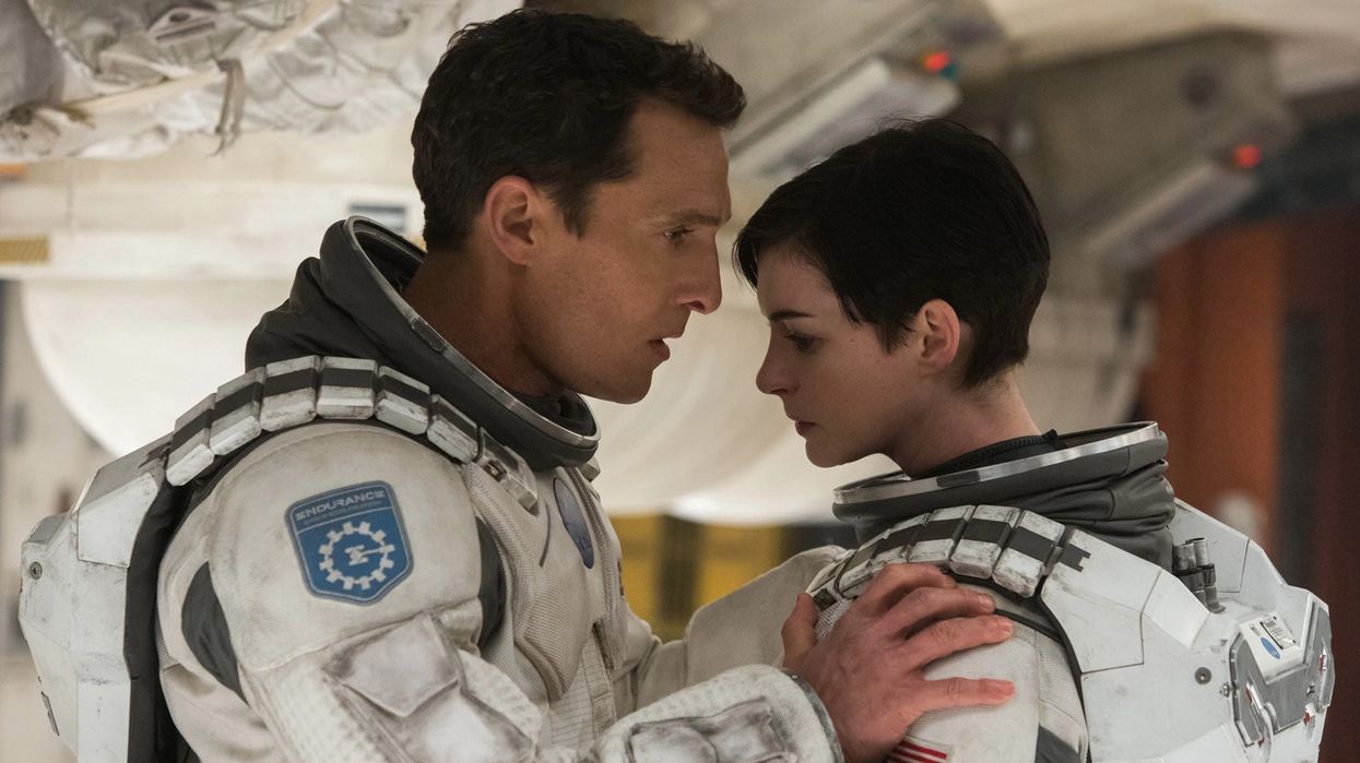 Matthew McConaughey and Anne Hathaway in 'Interstellar'