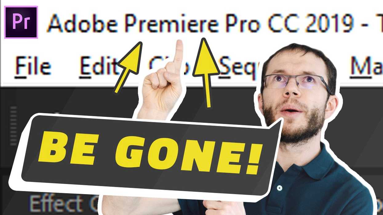 maximize work area in premiere