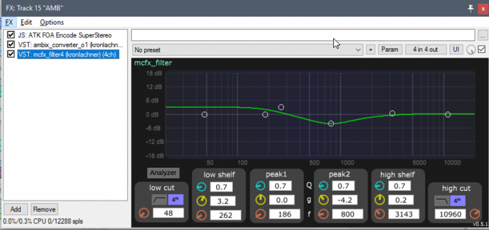 mcfx_filter4 (bread and butter filter/eq which works nicely with most ambisonic tools)