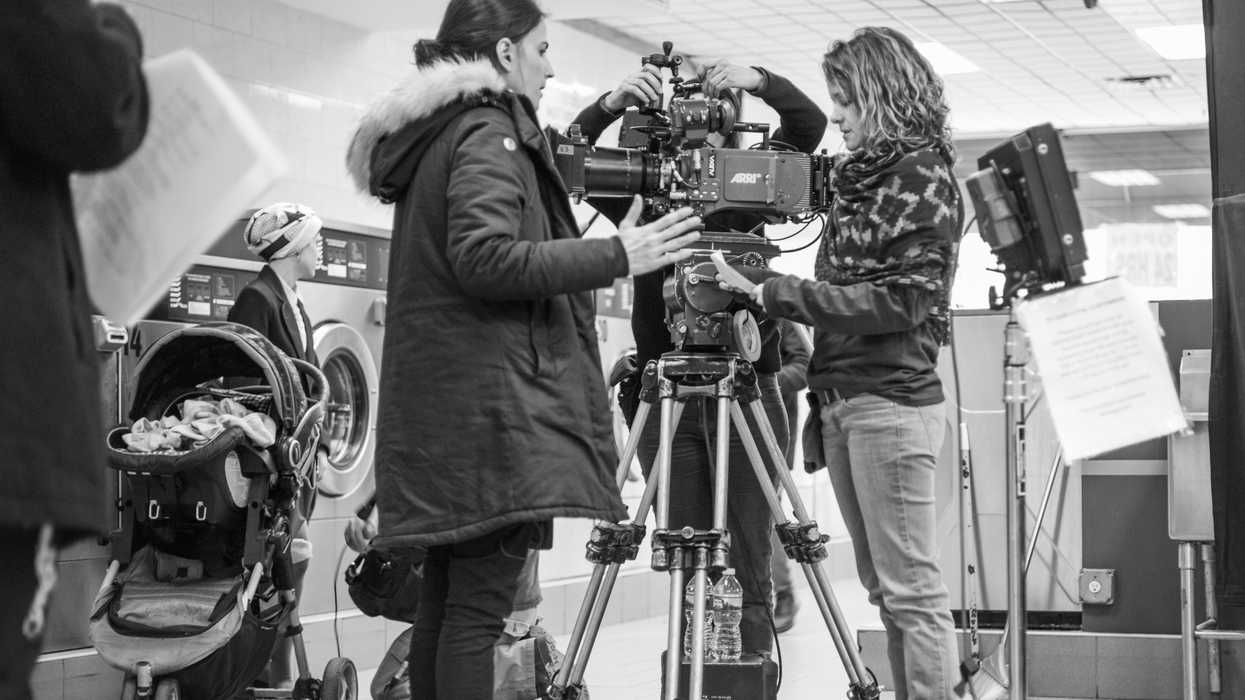 Meg Kettell on set with support from Arri. Photography by Josh Canizalez.