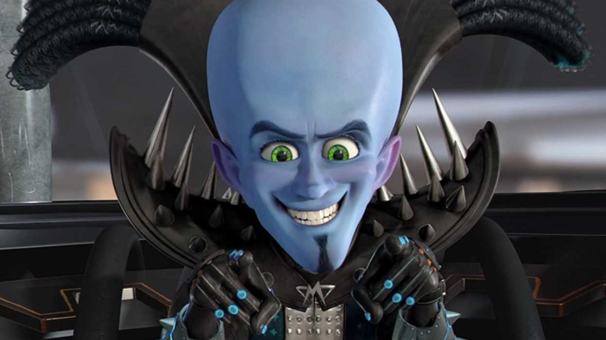 Megamind pointing in 'Megamind'