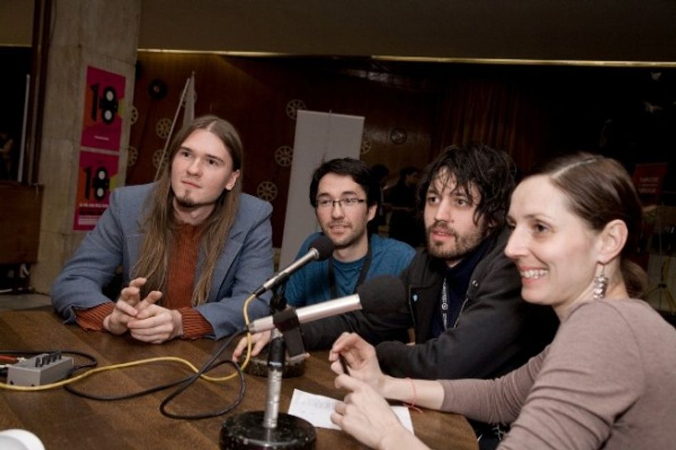 Menthol filmmakers at the Sofia Film Festival