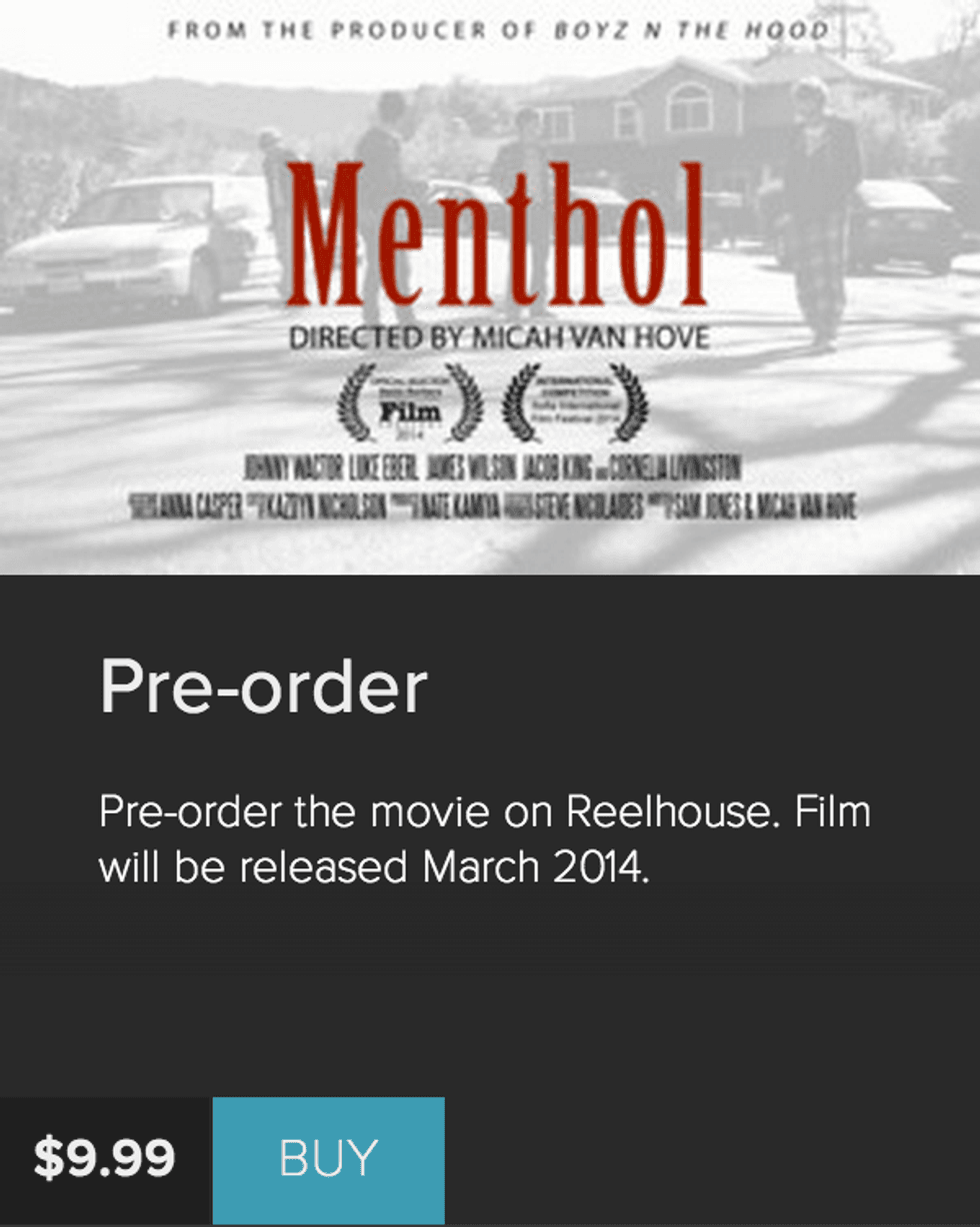 Menthol Pre-Order