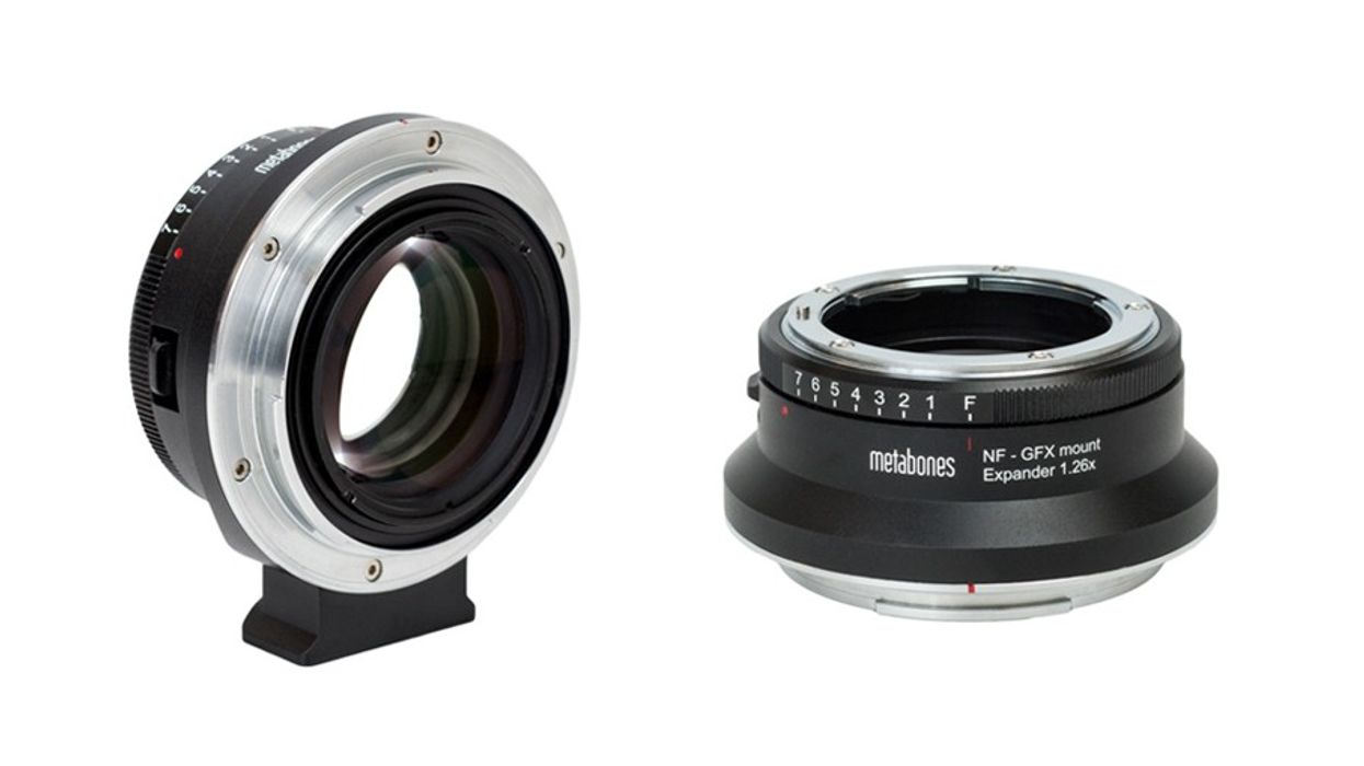Metabones Expander Lets You Use Nikon F-mount Lenses on Fujifilm GFX Cameras