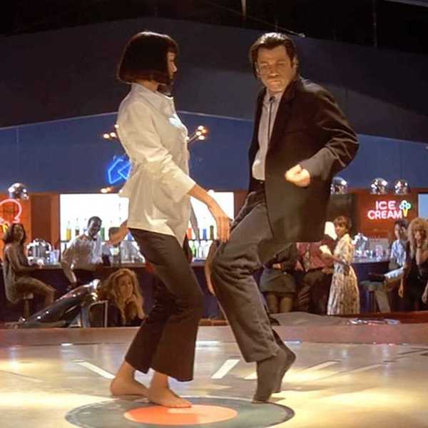 Mia and Vincent dancing in ‘Pulp Fiction’