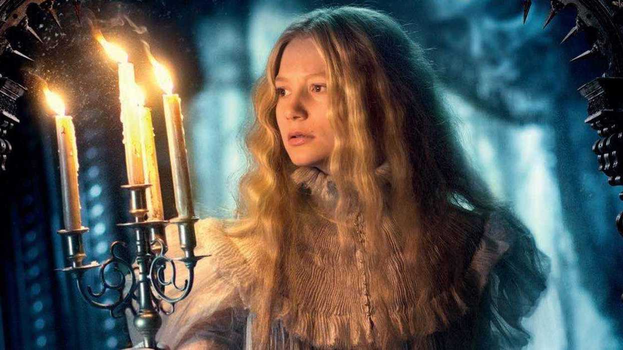Mia Wasikowska as the main character, Edith Cushing in a still from Crimson Peak (2015), one of the best Gothic Horror Movies.
