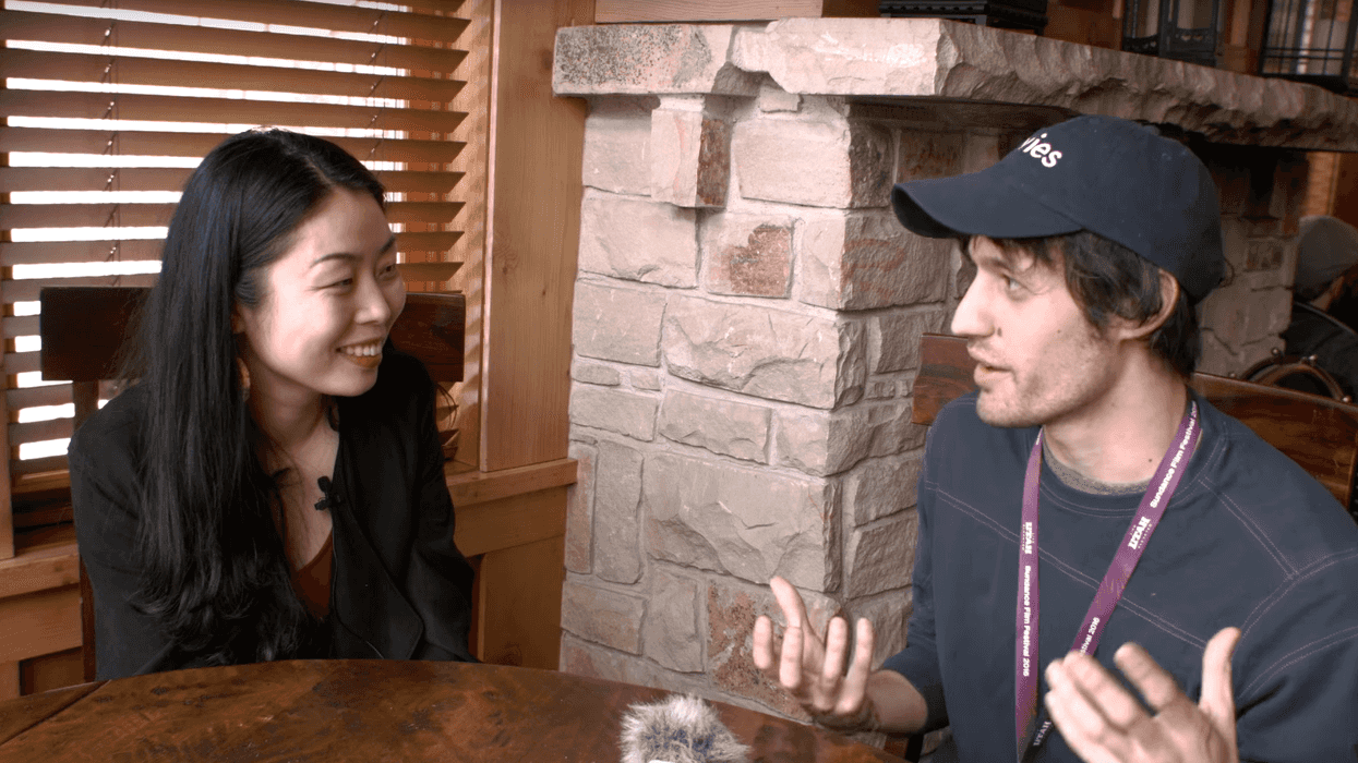 Micah Van Hove and Nanfu Wang at Sundance 2016
