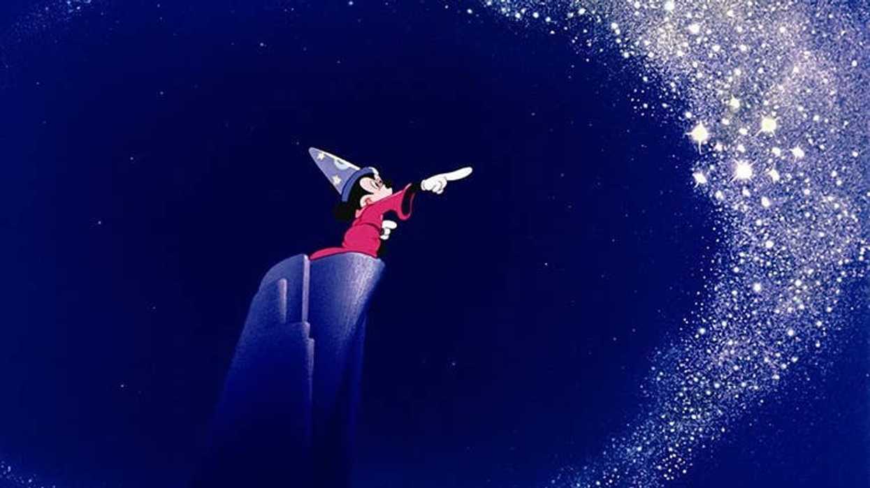 Mickey Mouse as the Sorcerer's Apprentice