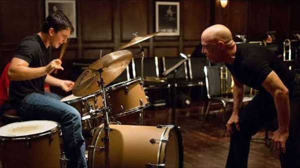 Miles Teller and J.K. Simmons in ‘Whiplash’