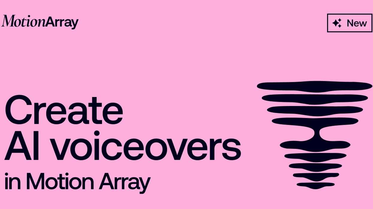 Motion Array AI Voiceovers