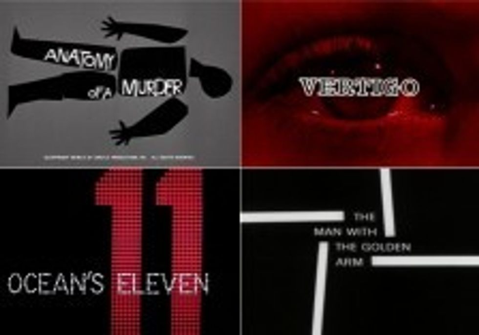 Movie Title Saul Bass