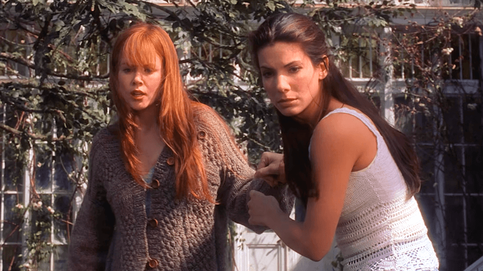 Nicole Kidman alongside Sandra Bullock in Practical Magic