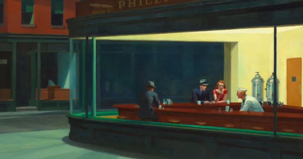 Nighthawks by Edward Hopper (1942)