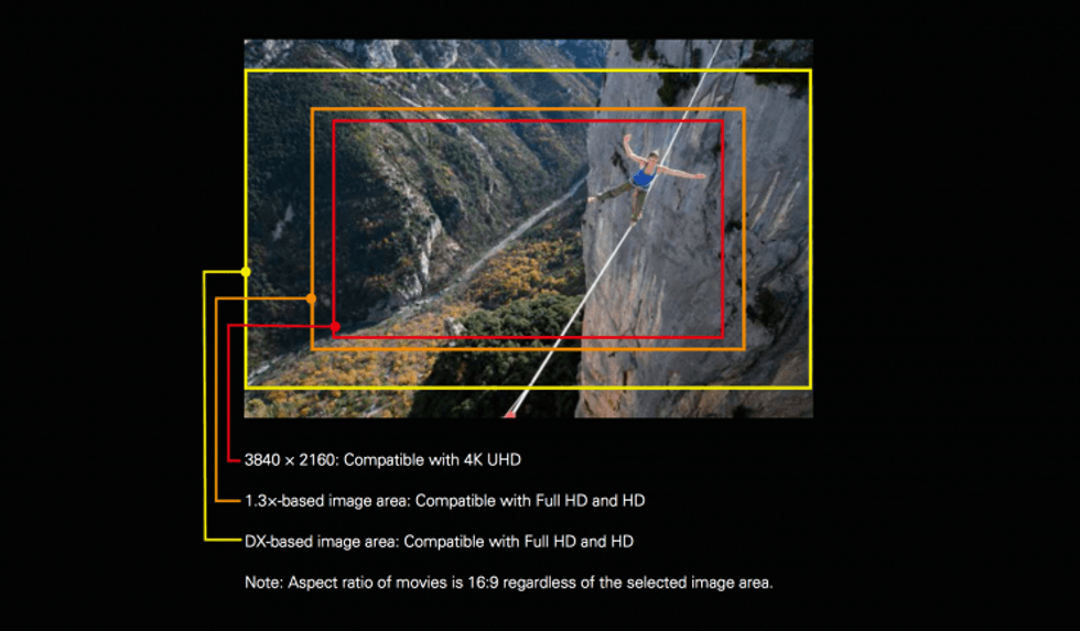 Nikon D500 4K-UHD Crop