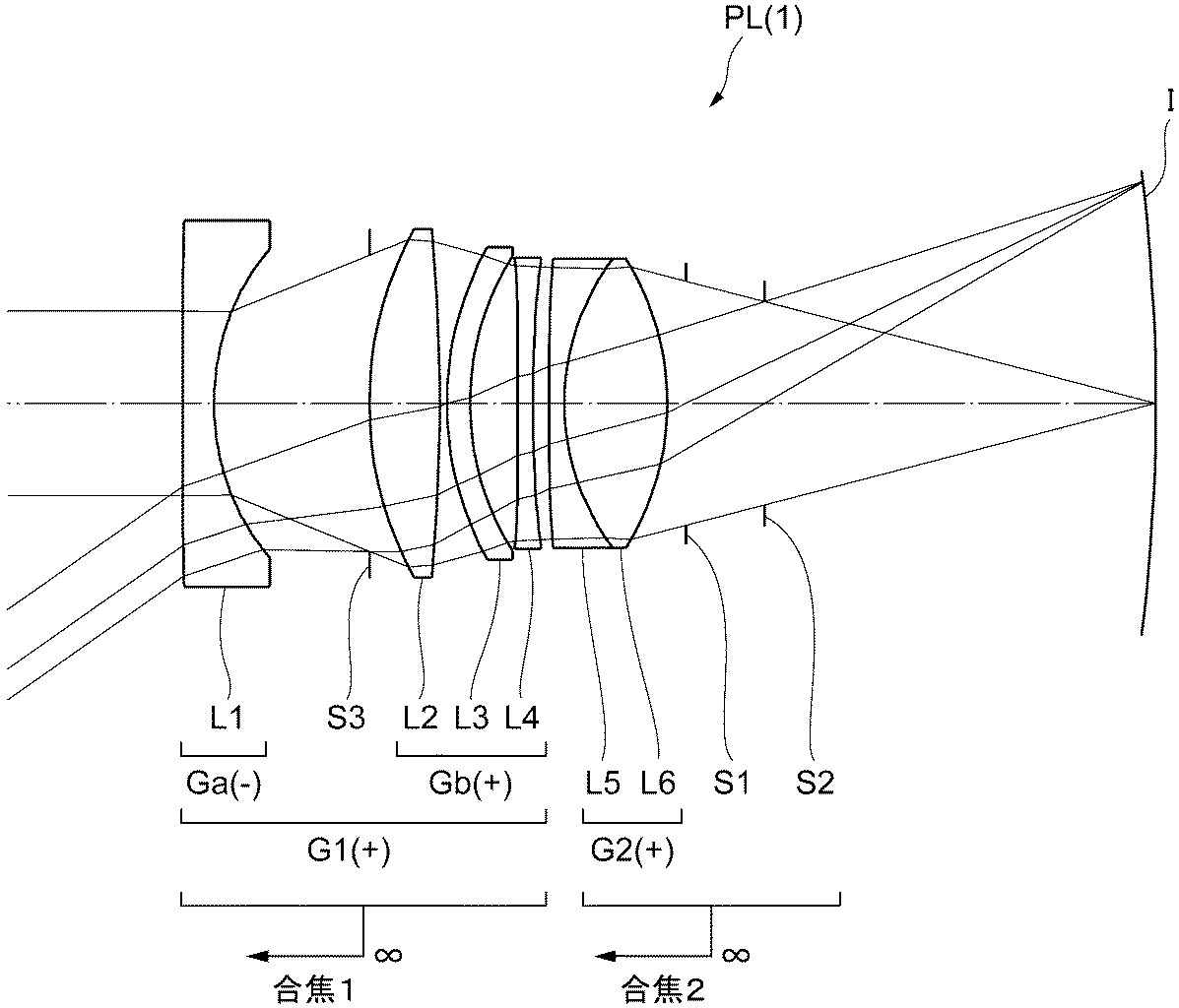 Nikon Wide Angle Lens for Curved Image Sensor Sketch