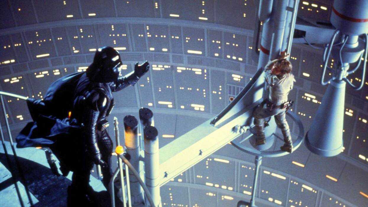 “No, I Am Your Father.” Darth Vader's iconic scene from Star Wars
