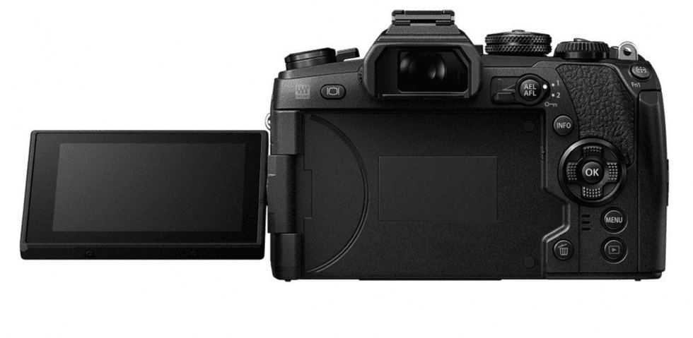 Olympus OMD E M1 Mark II Rear View