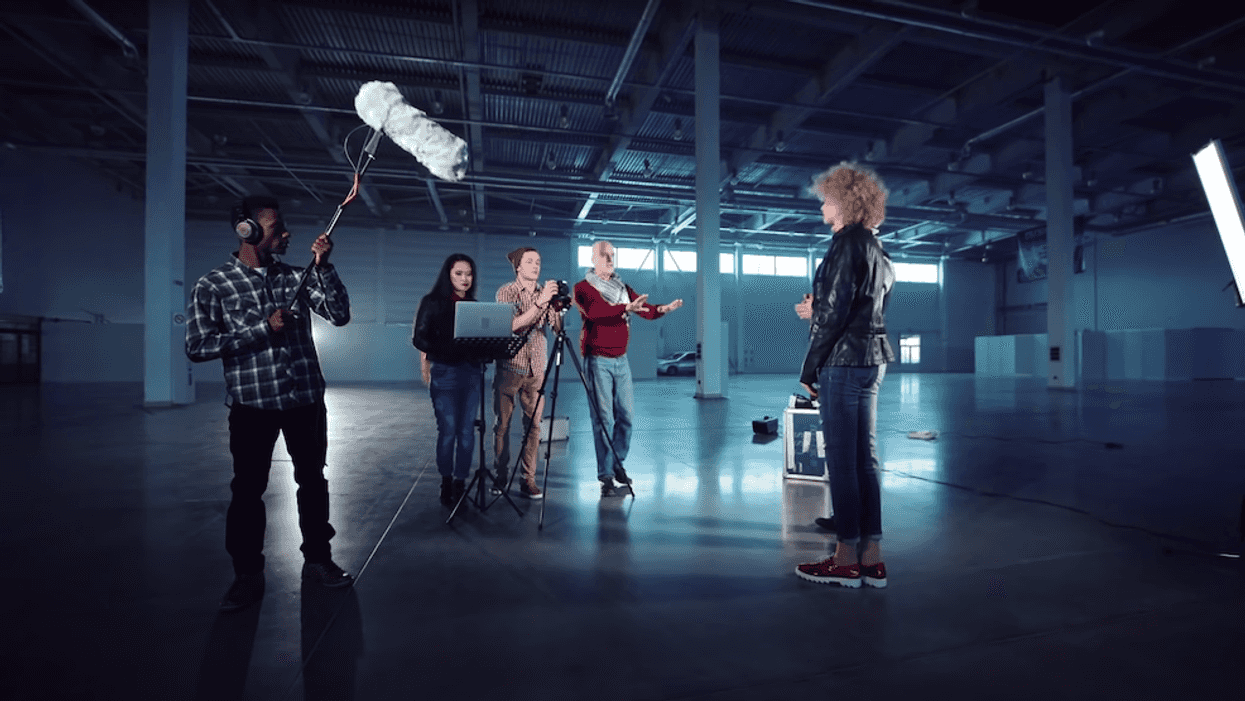 On set