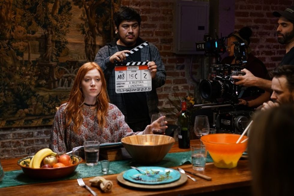 Operating Slate On Set