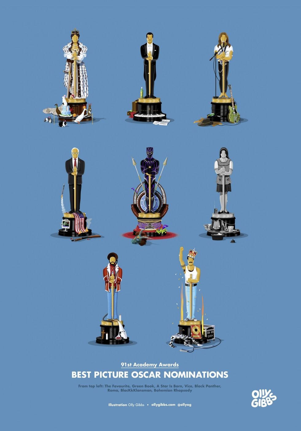 Oscar Illustrations