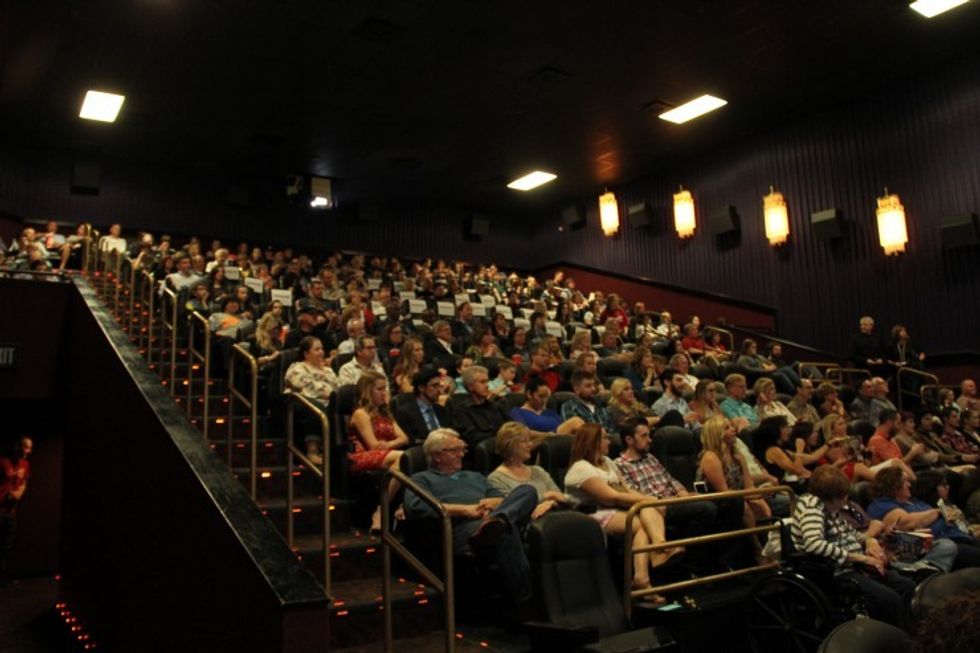 Packed Movie Theater for Different Flowers at KC Film Fest