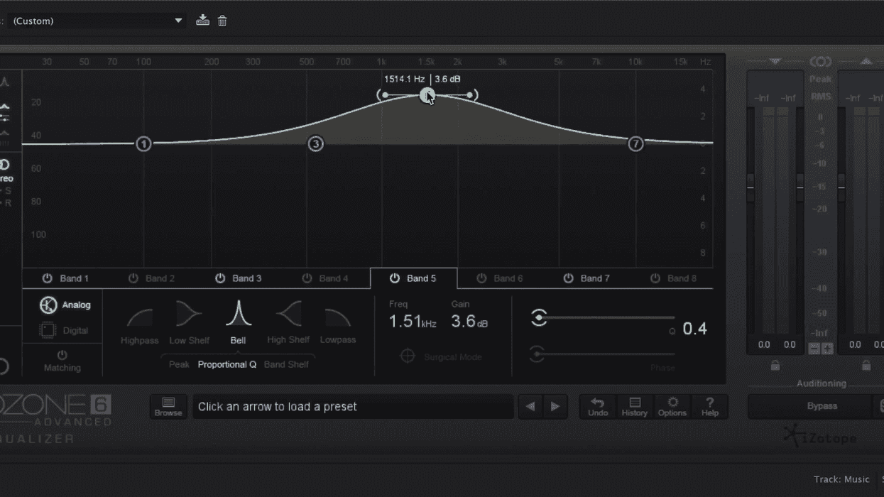 Parametric EQ Notching