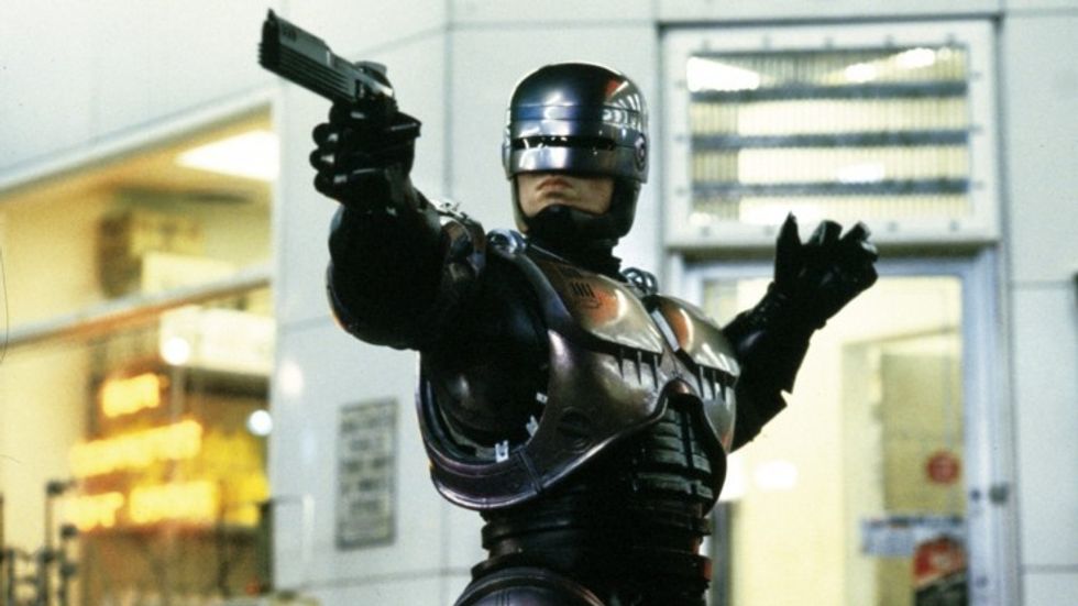 Peter Weller as Alex Murphy/RoboCop in 'RoboCop'
