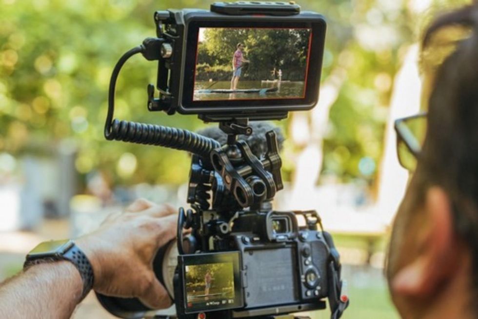 Philip Bloom shooting on a Sony a7S III with an Atomos Ninja V